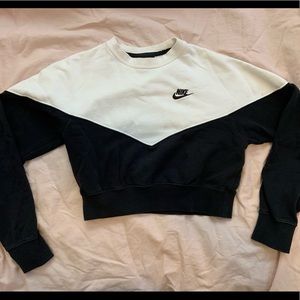 Nike cropped sweater